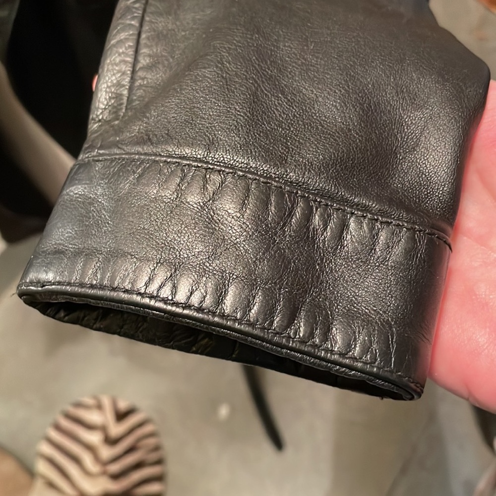 Vintage Balenciaga black leather jacket size 38 - Picture 16 of 16